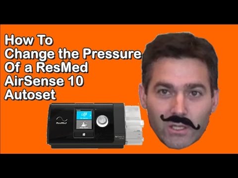 Resmed elite pressure adjustment